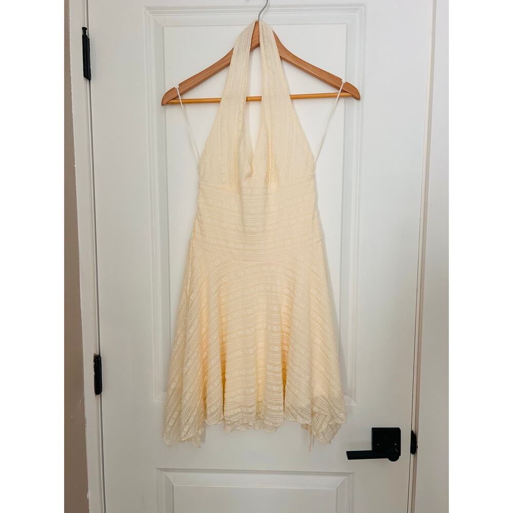 Thirty Thirty Halter Dress Lace Summer Chic Mini Going Out Flirty Festival
